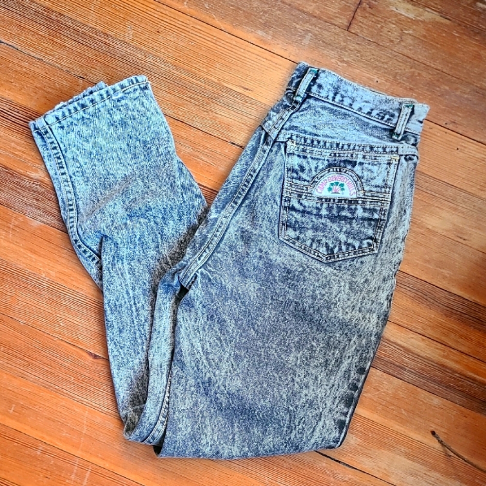 Acid Wash Denim Jeans